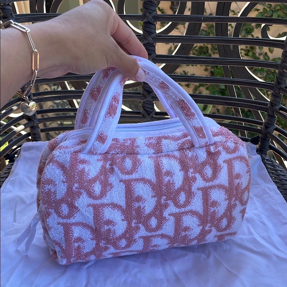 Dior Trotter Terry Cloth Bag